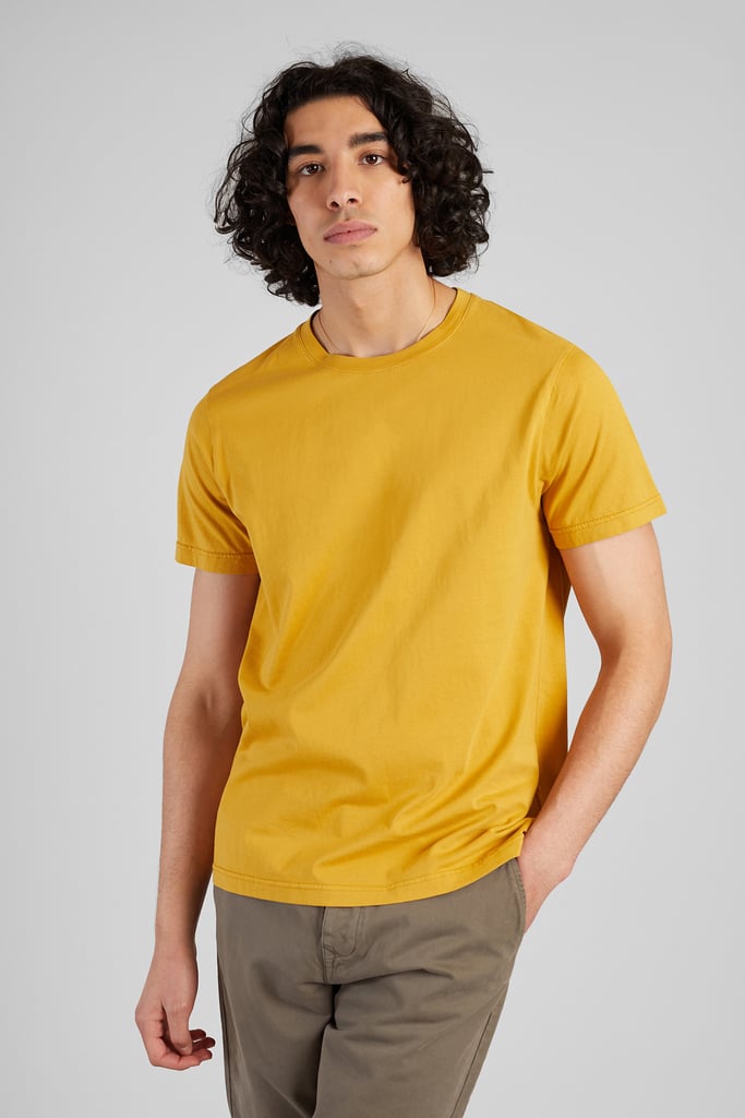 l'exception T shirt en coton biologique Moutarde L'Exception Paris