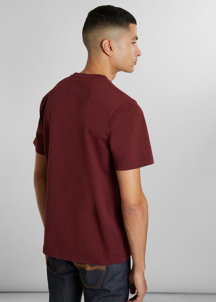 L'exception T Shirt En Coton Biologique Rouge Foncé L'Exception Paris