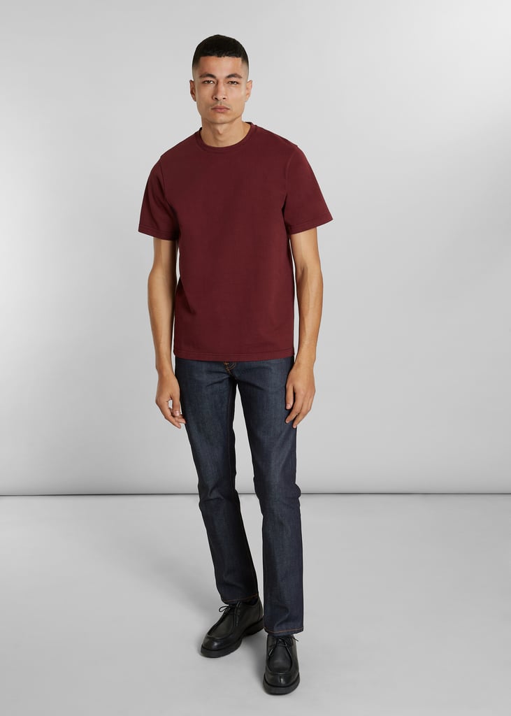 L'exception T Shirt En Coton Biologique Rouge Foncé L'Exception Paris