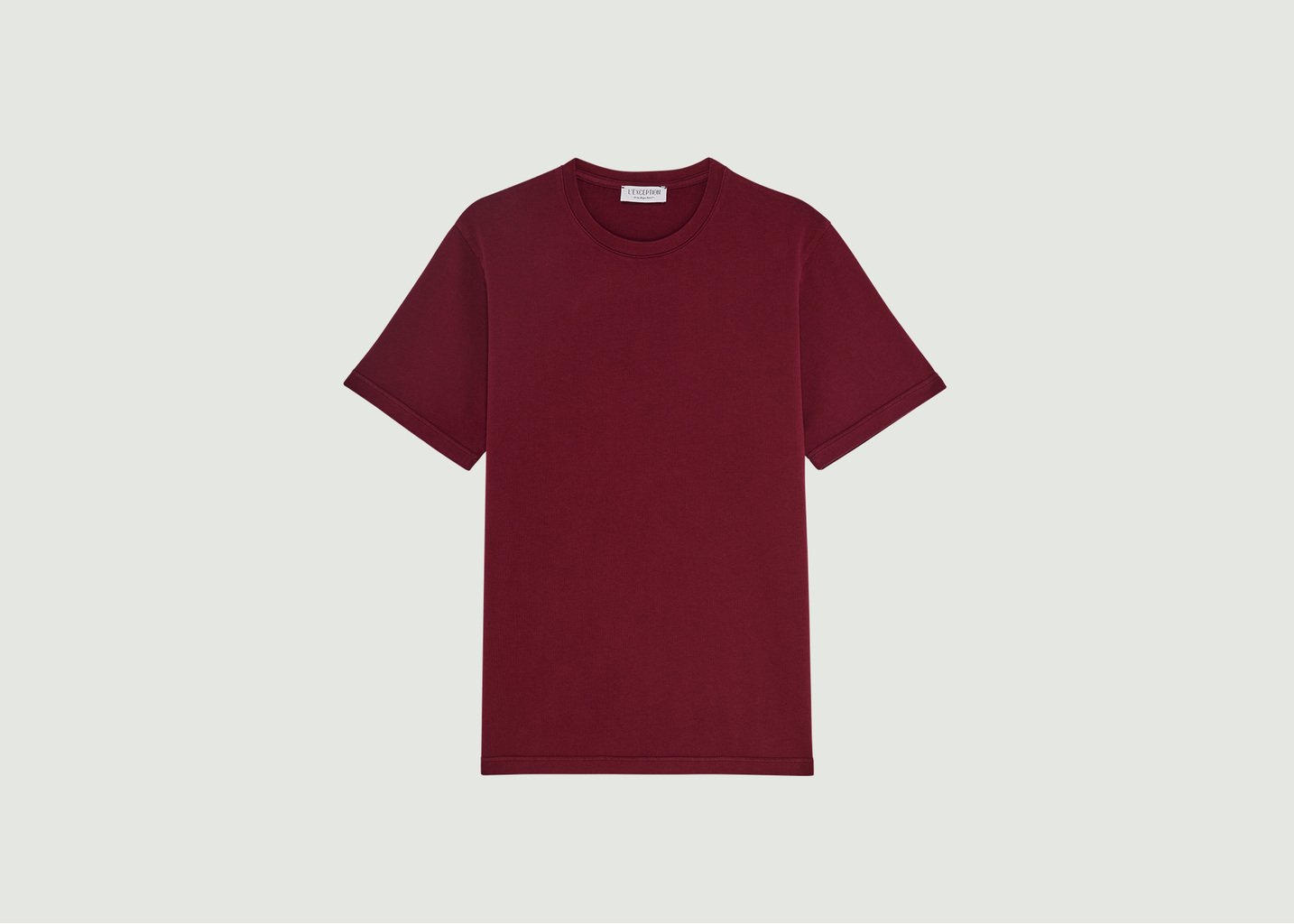 l'exception T shirt en coton biologique Rouge Foncé L'Exception Paris