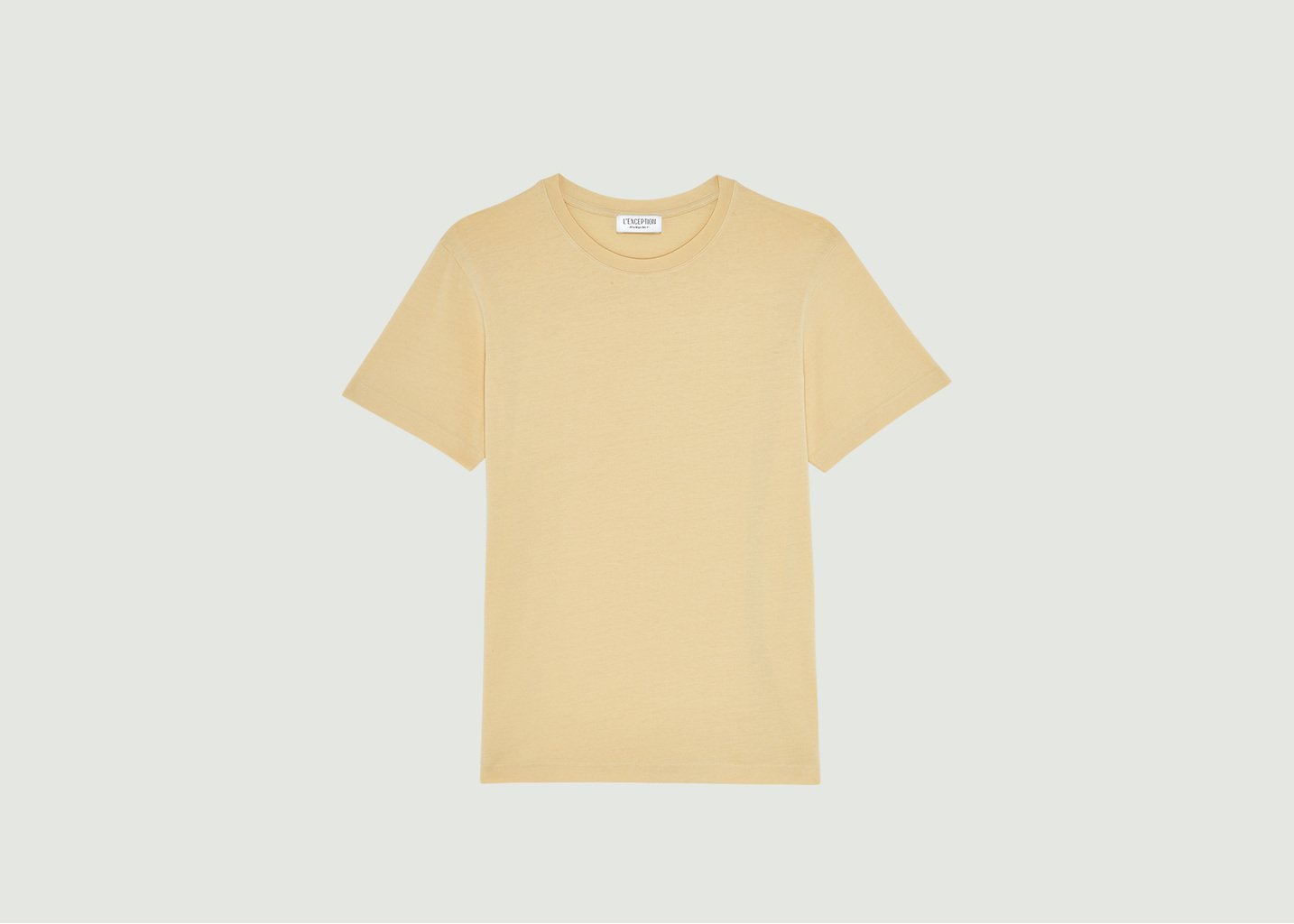l'exception T shirt en coton biologique Sable L'Exception Paris
