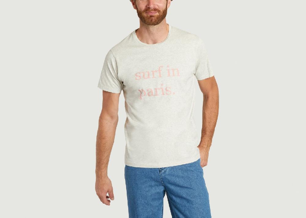 L'exception T Shirt En Coton Robin Gris Léger Cuisse De Grenouille