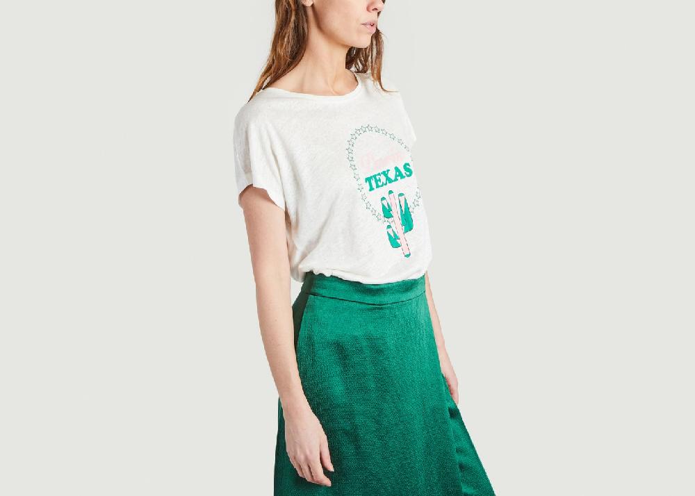 L'exception T Shirt En Lin Titouan Ecru La Petite Française