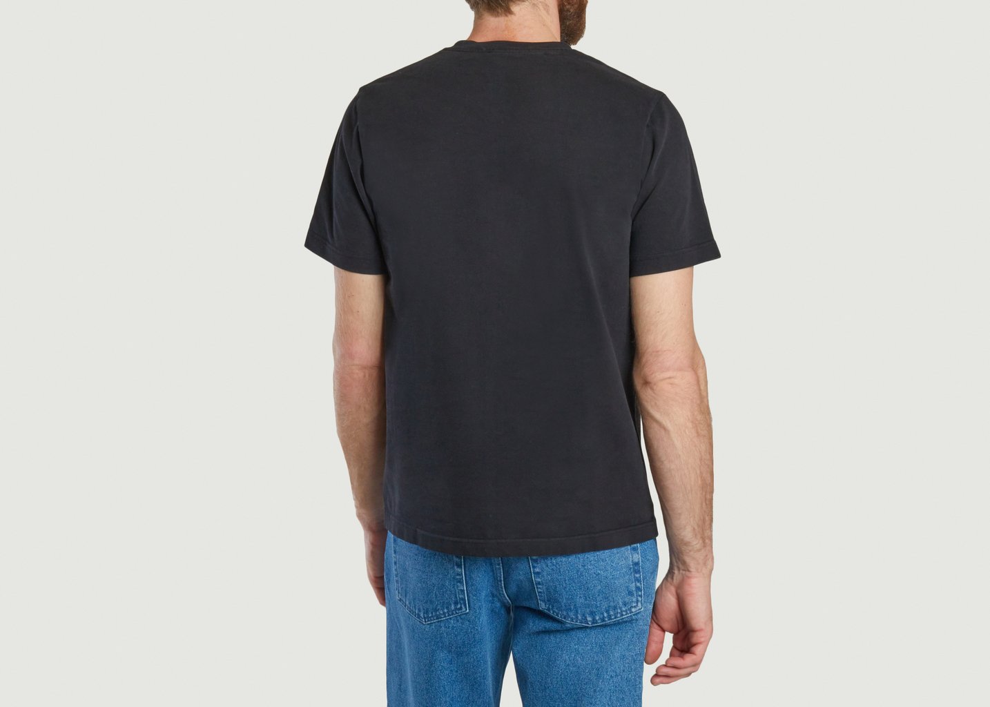 L'exception T Shirt épais Bio Et Broderie Unisexe Noir L'Exception Paris