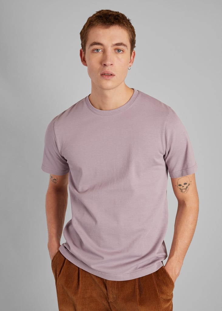 l'exception T shirt épais en coton biologique Mauve L'Exception Paris