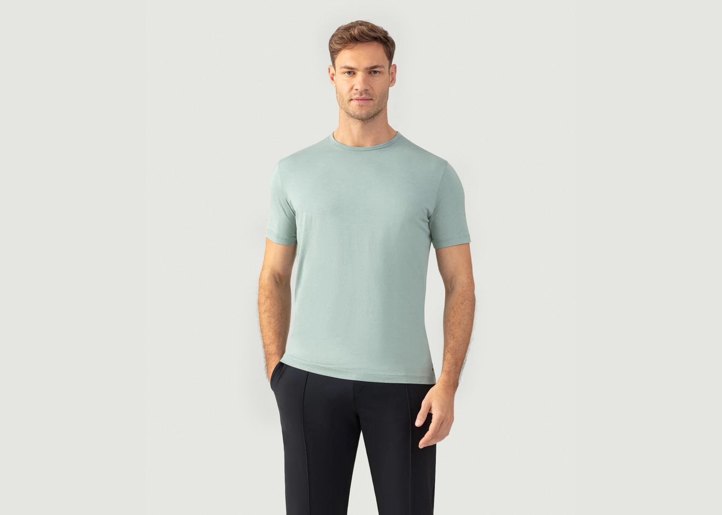 l'exception T Shirt Eyelet Edition Turquoise Ron Dorff