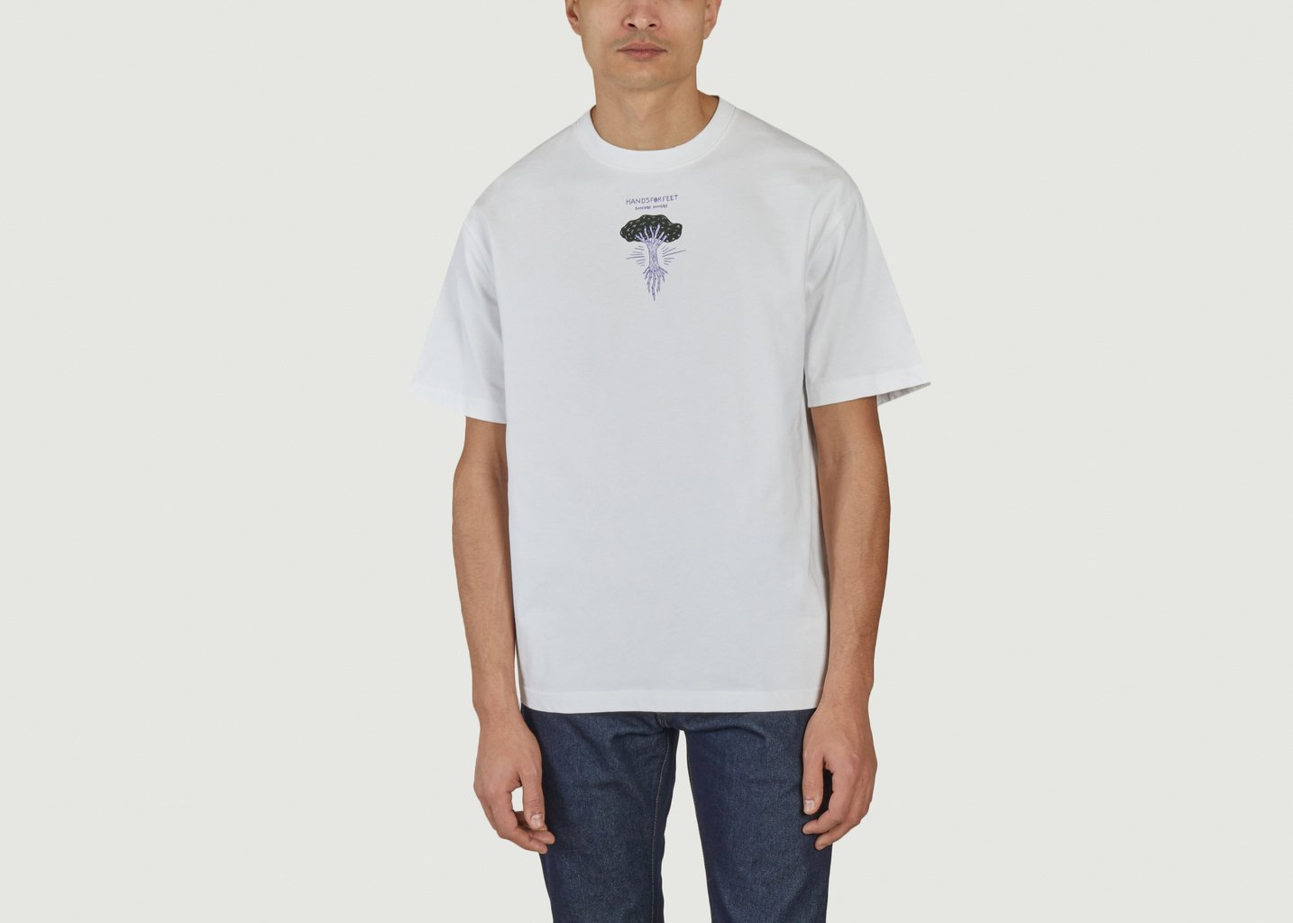 L'exception T Shirt Handsforfeet 11725 Blanc Samsoe & Samsoe