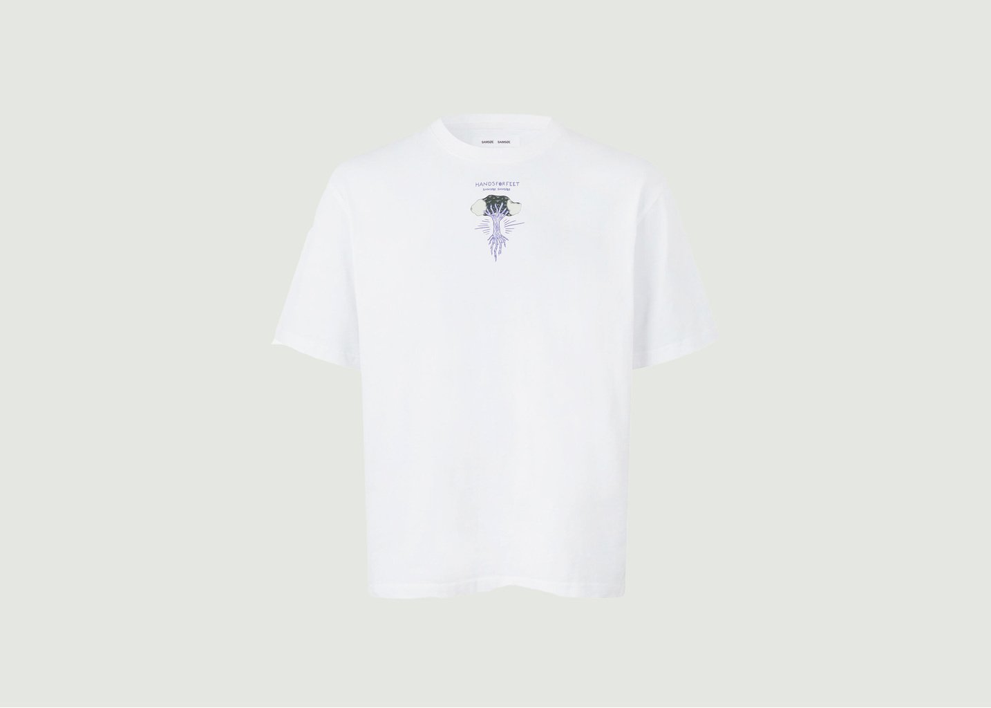 l'exception T shirt Handsforfeet 11725 Blanc Samsoe & Samsoe