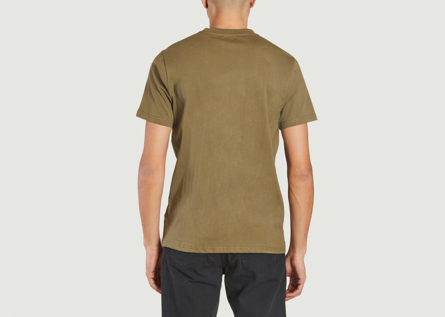 L'exception T Shirt Hibou Khaki Knowledge Cotton Apparel