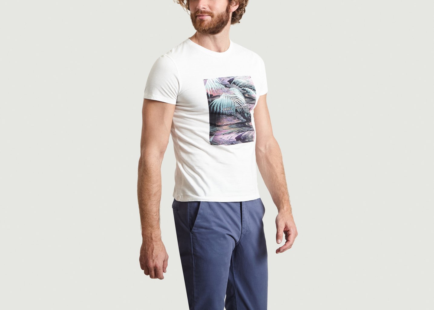 L'exception T Shirt Imprimé Cruel Summer Blanc M.X Maxime Simoëns