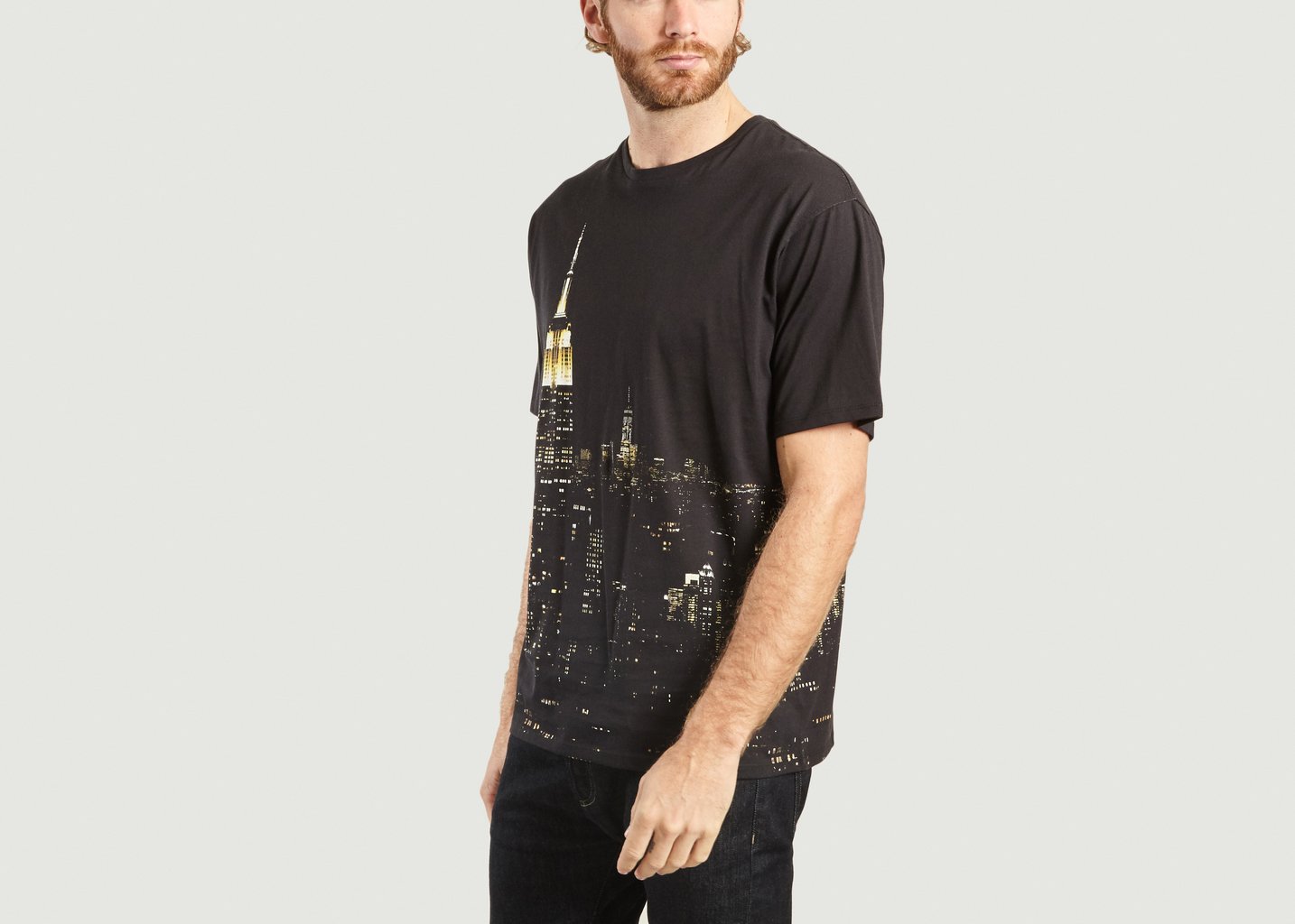 L'exception T Shirt Imprimé Empire Noir M.X Maxime Simoëns
