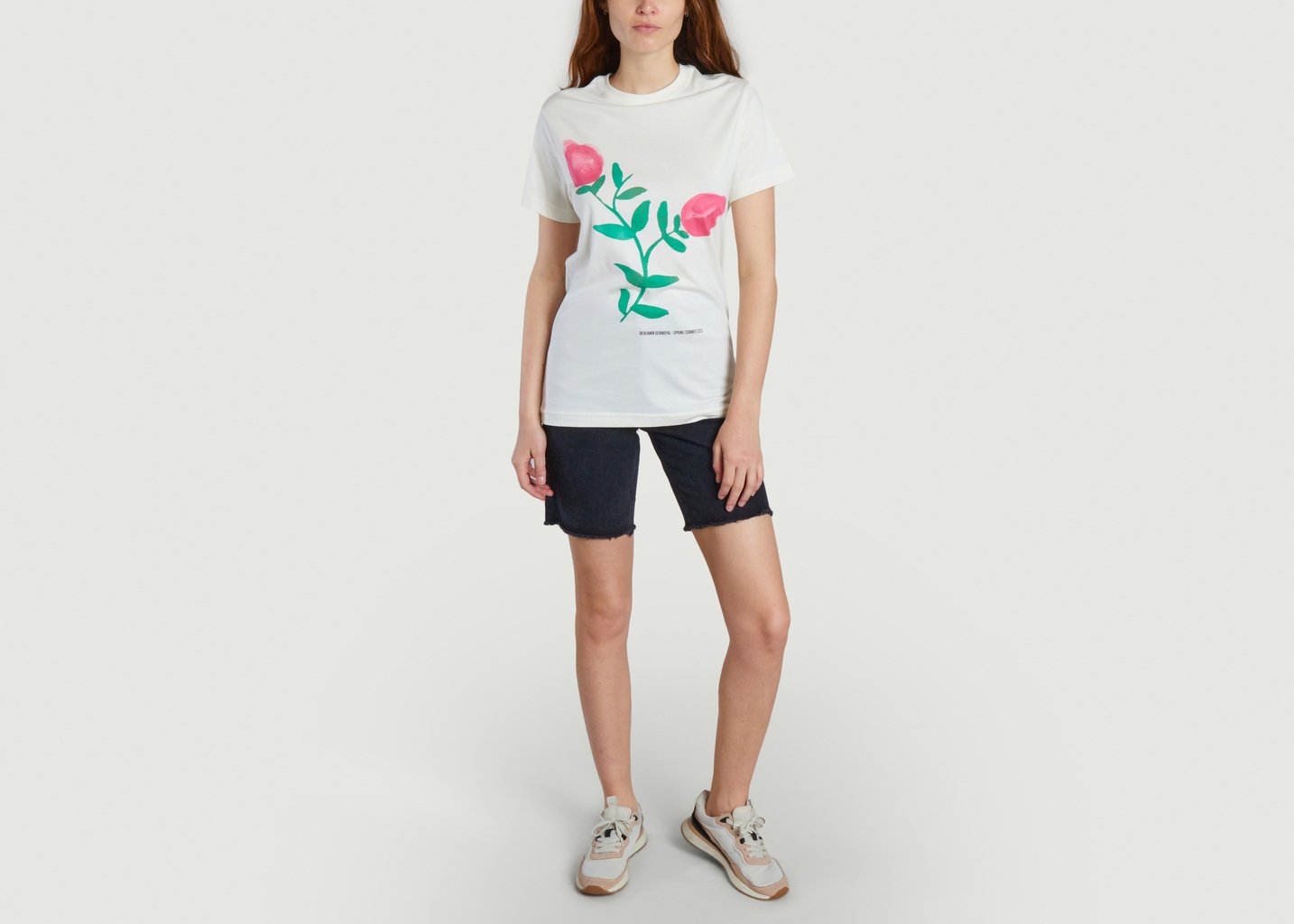 L'exception T Shirt Imprimé En Coton Imprimé Benjamin Benmoyal