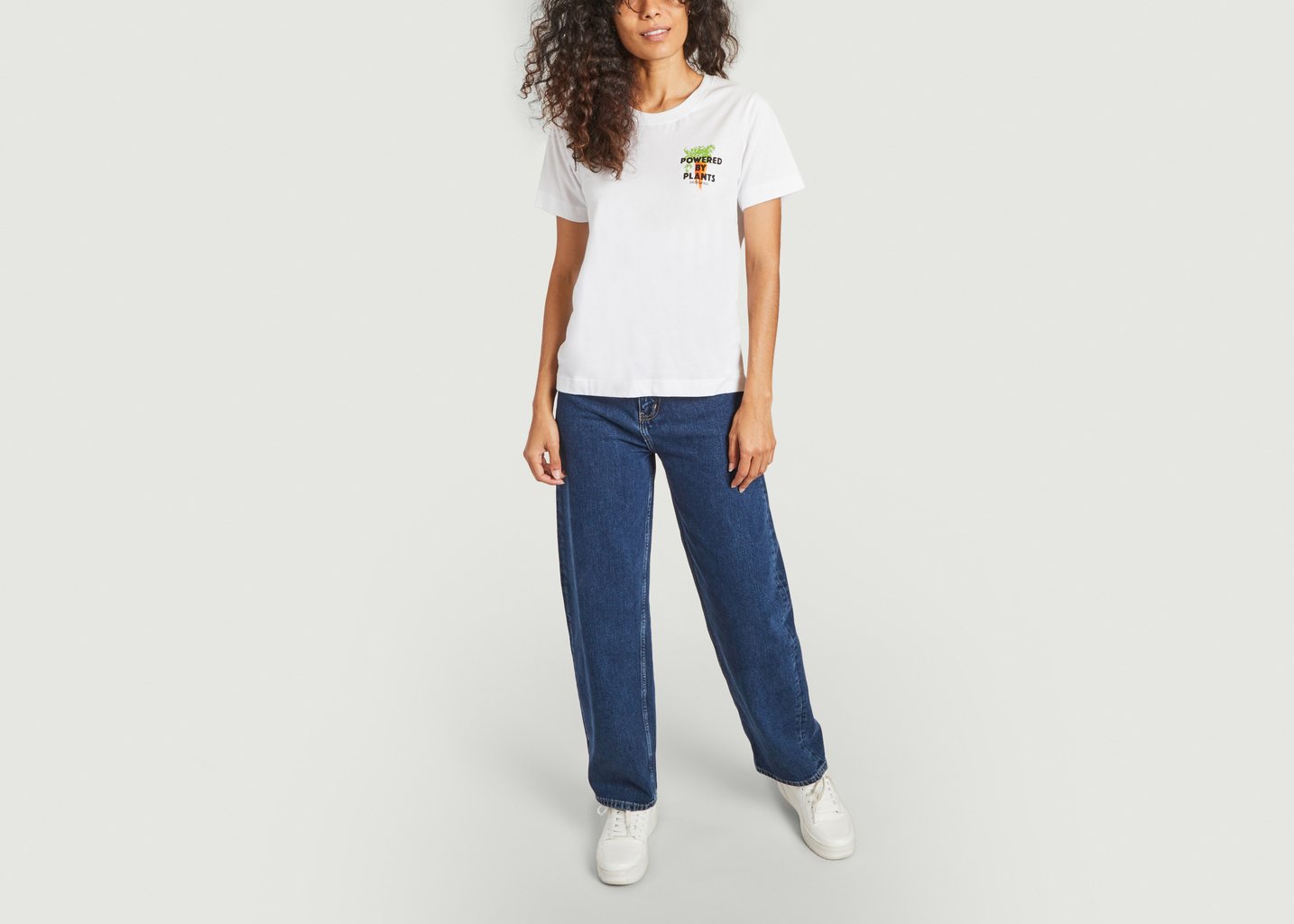 L'exception T Shirt Imprimé Mysen Plant Power Blanc Dedicated Brand