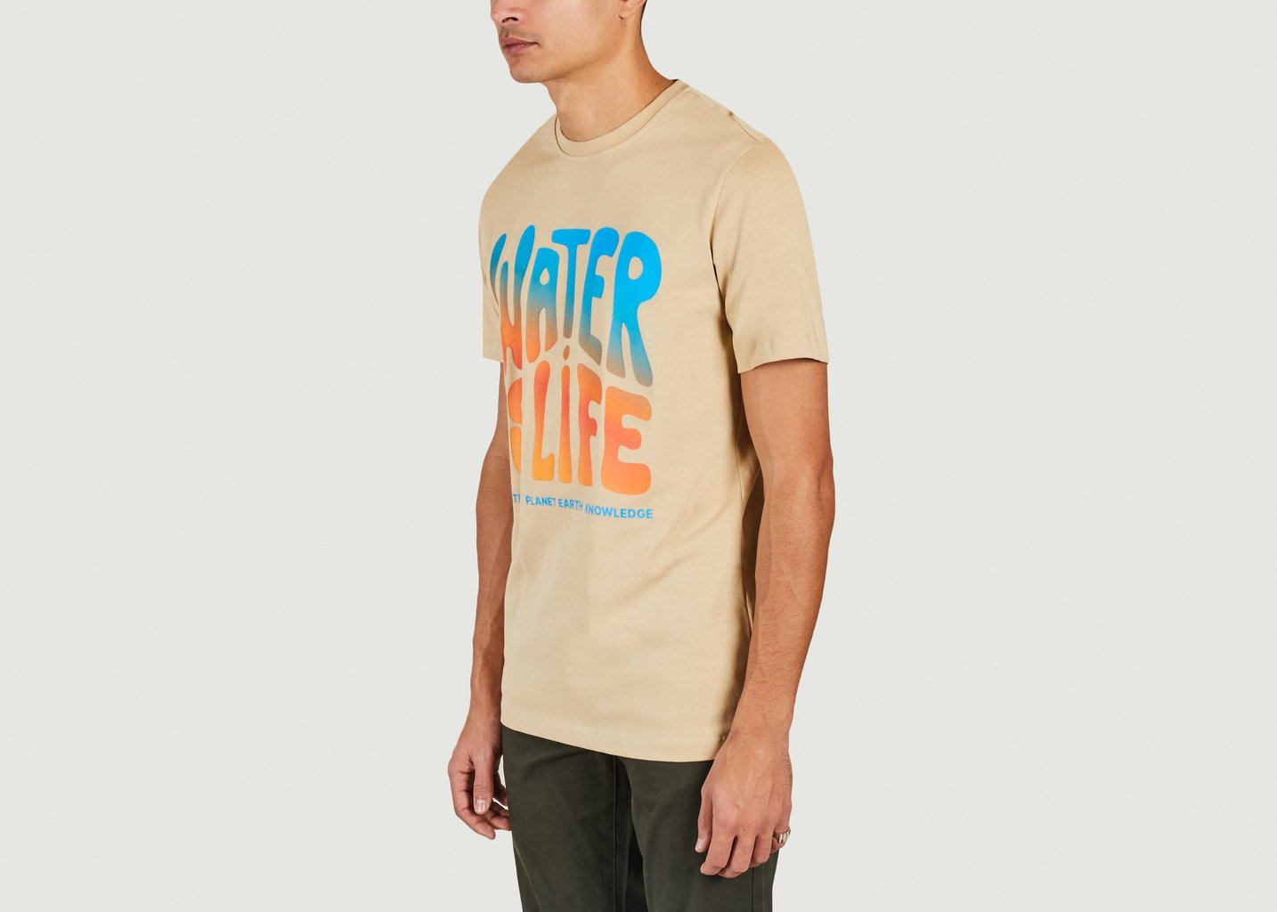 L'exception T Shirt Imprimé Wateraid Sable Knowledge Cotton Apparel
