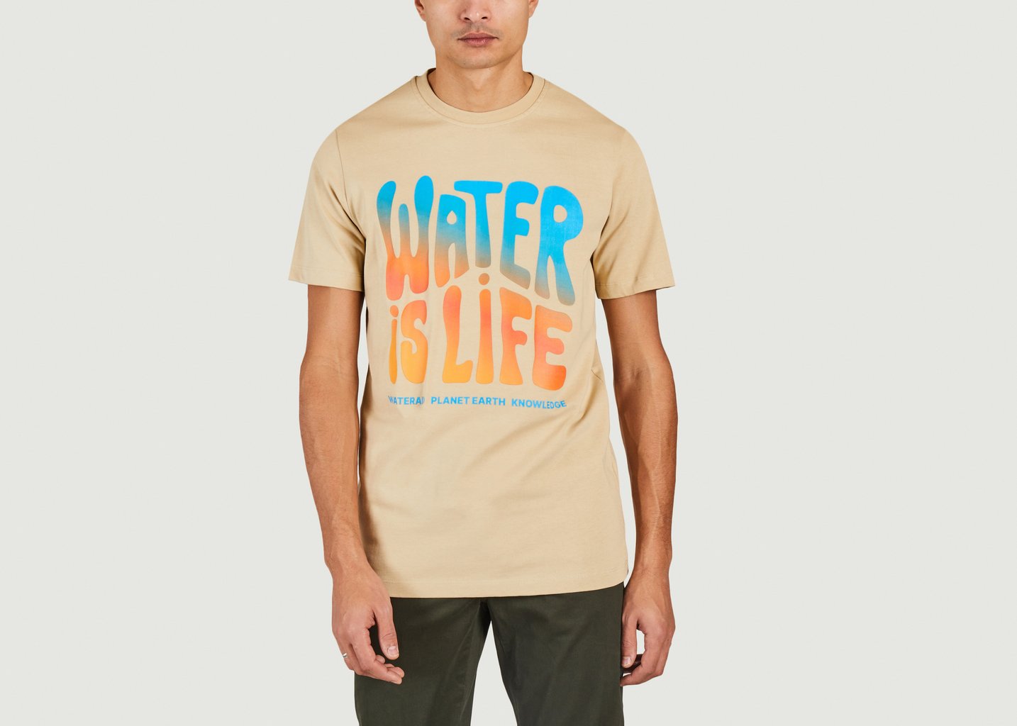 l'exception T shirt imprimé Wateraid Sable Knowledge Cotton Apparel