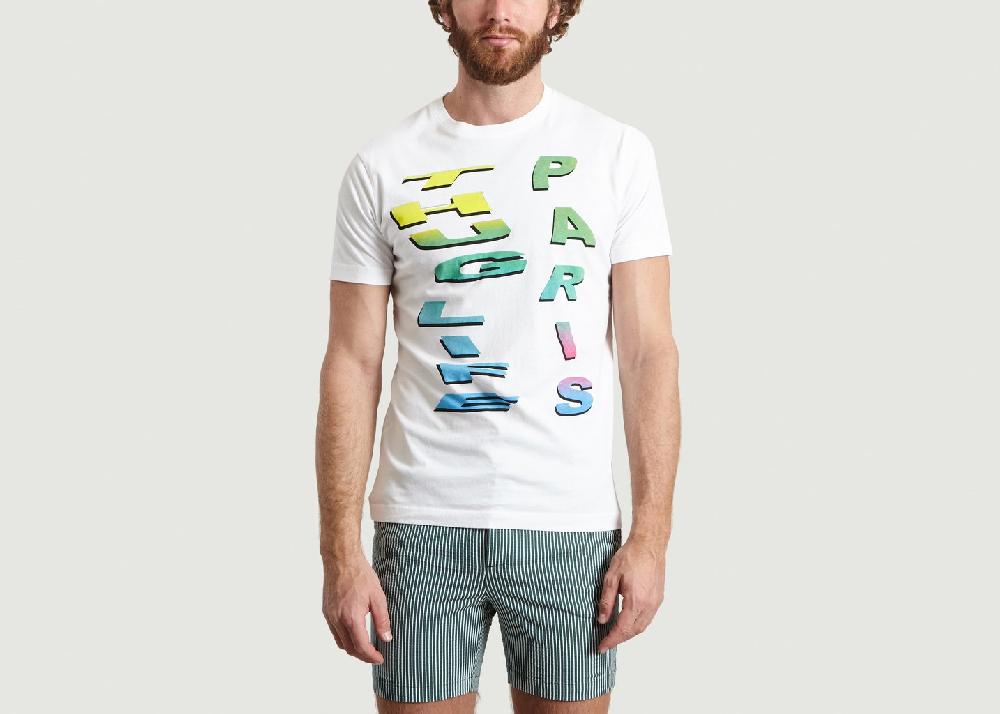 l'exception T Shirt Imprimé Wordart Blanc Commune de Paris 1871