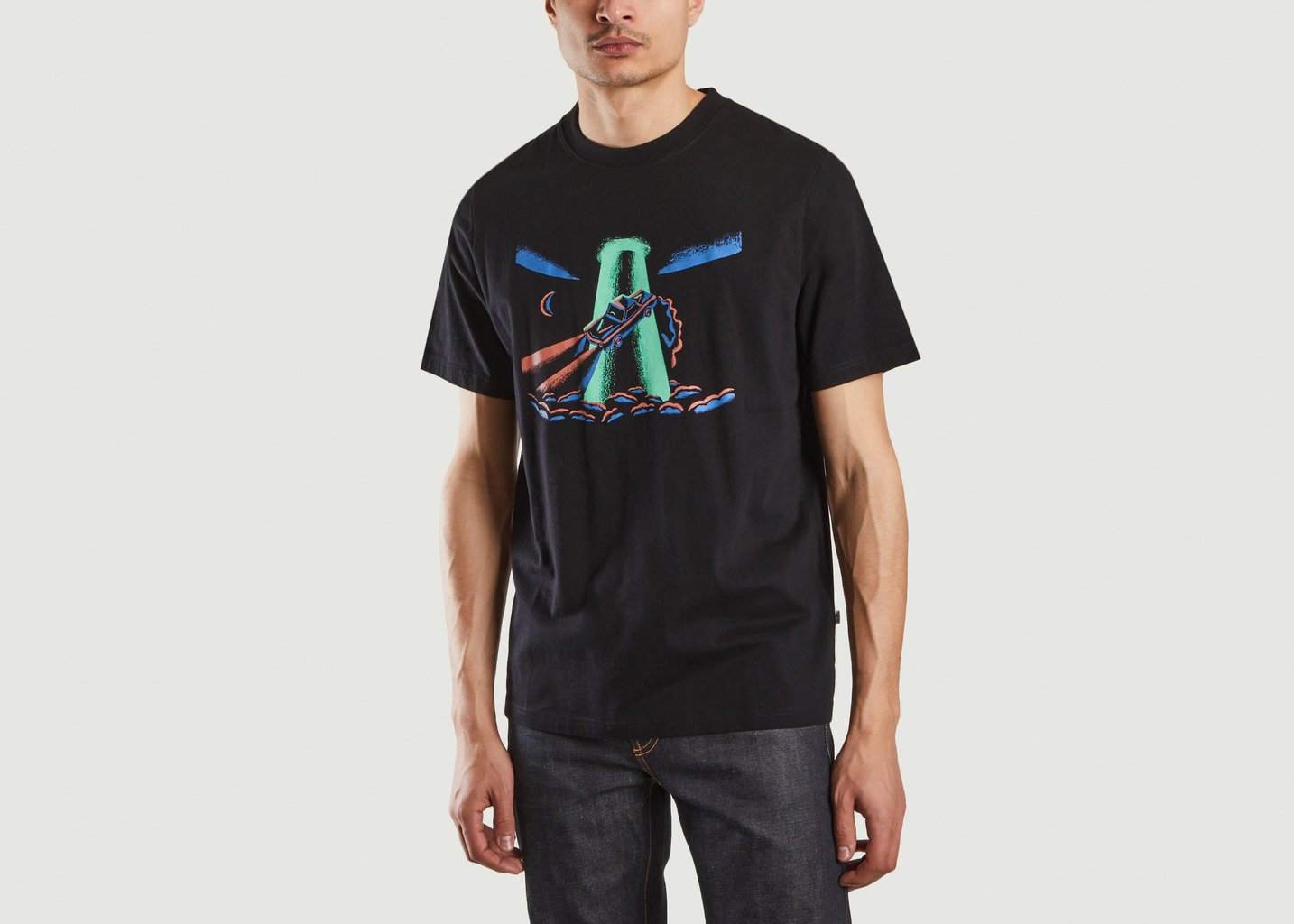 l'exception T shirt Jc Bobby Abduction Noir Wood Wood