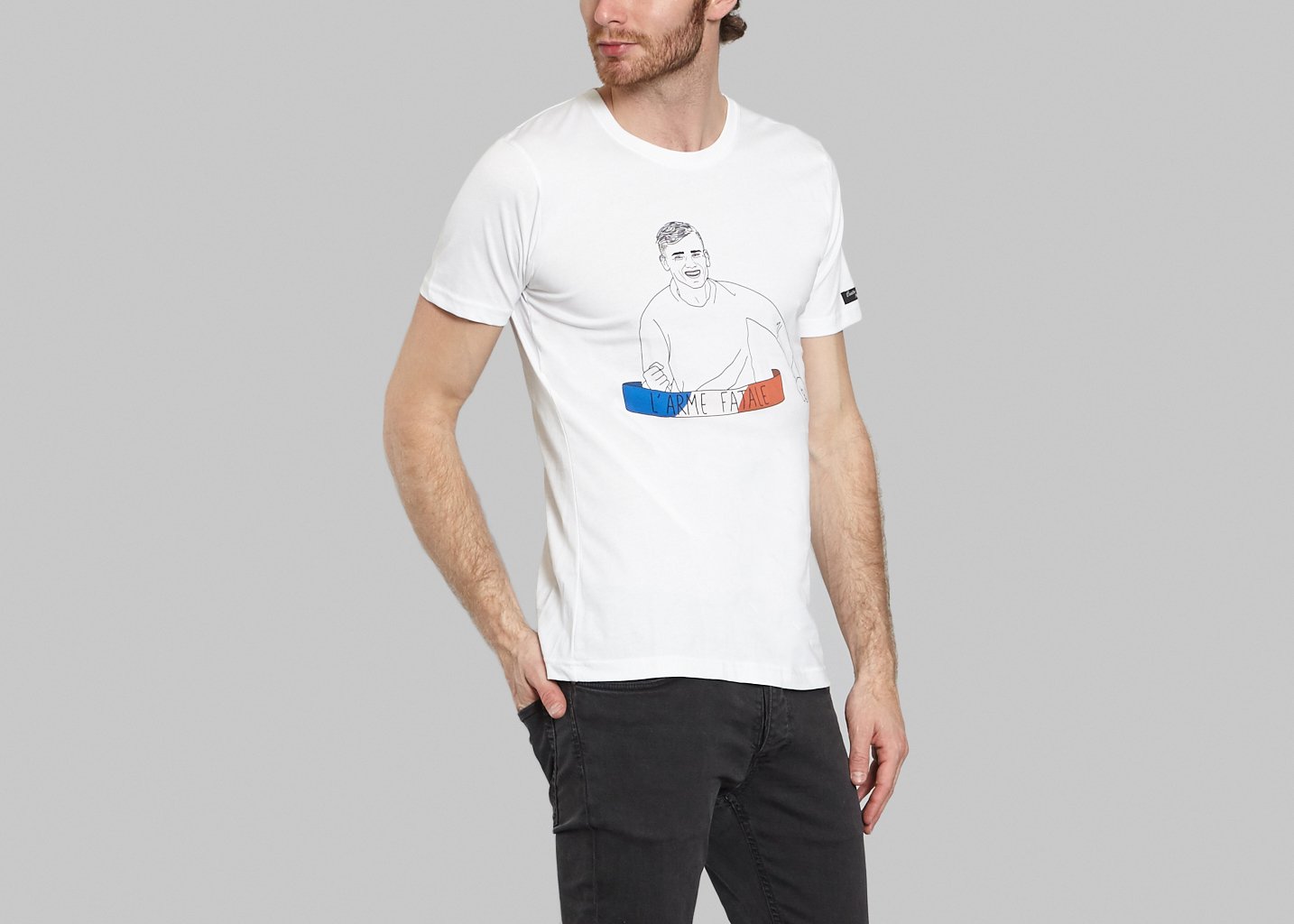 L'exception T Shirt L'Arme Fatale Blanc Quatre Cent Quinze