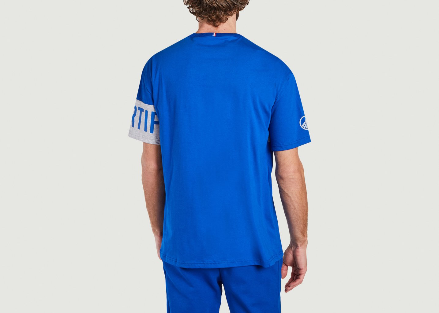 L'exception T Shirt Le Coq Sportif X Soprano Bleu Le Coq Sportif