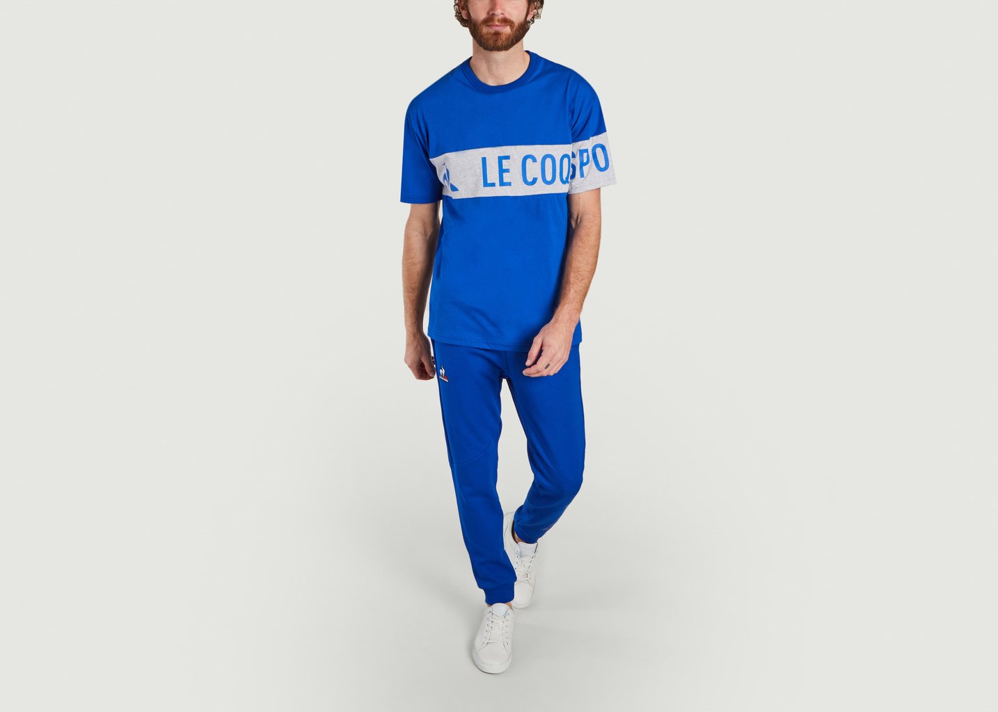 L'exception T Shirt Le Coq Sportif X Soprano Bleu Le Coq Sportif