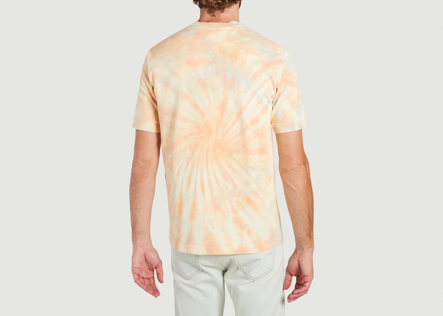L'exception T Shirt Logotypé Coupe Relax Pêche Kenzo
