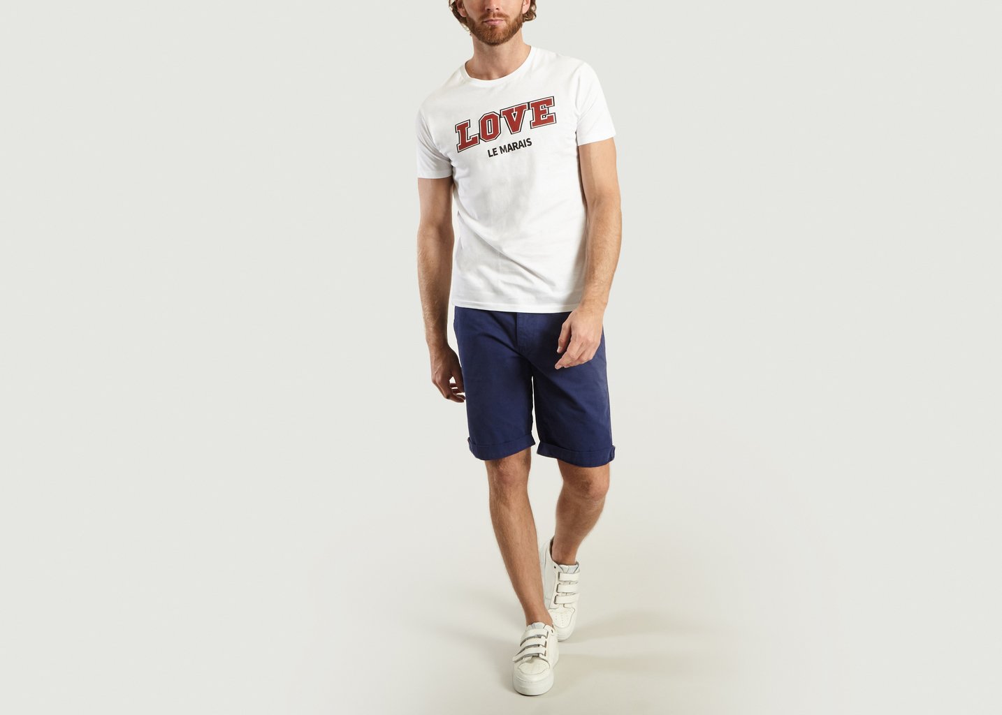 L'exception T Shirt Love Le Marais Blanc Nous Sommes à Paris
