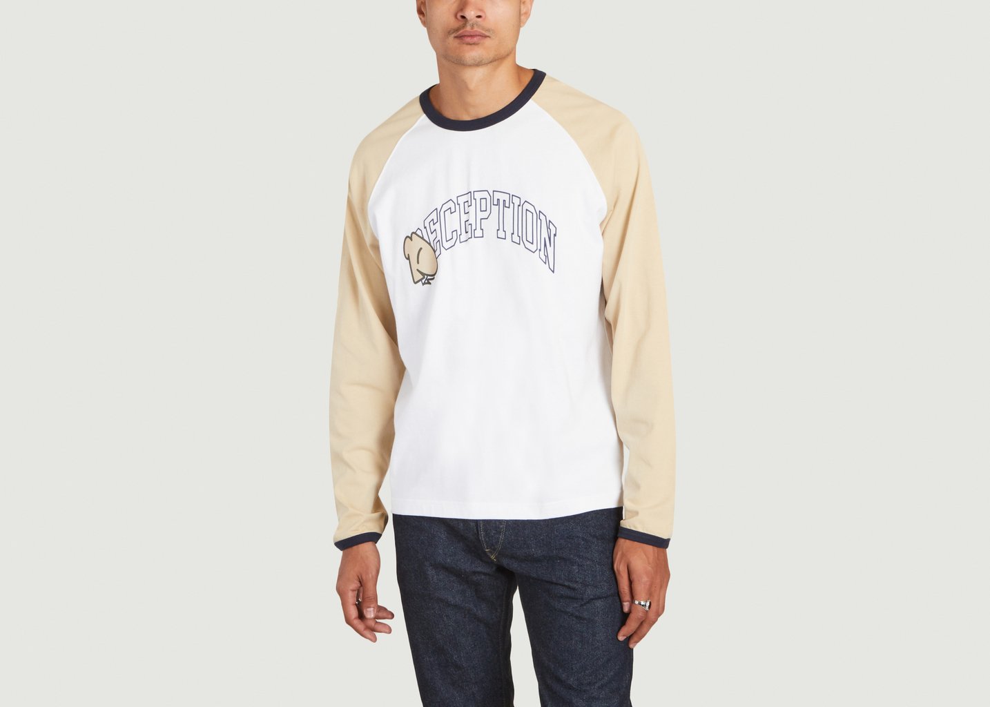 l'exception T shirt LS Rugby Sable Reception Clothing