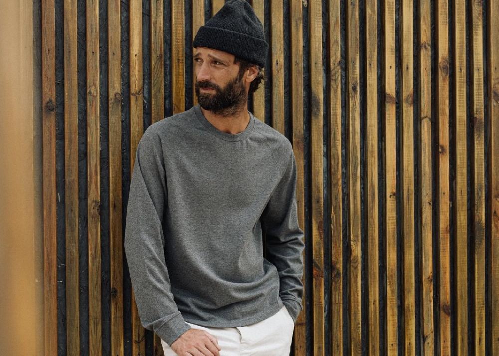 l'exception T shirt Manches Longues Marlon Anthracite Forlife