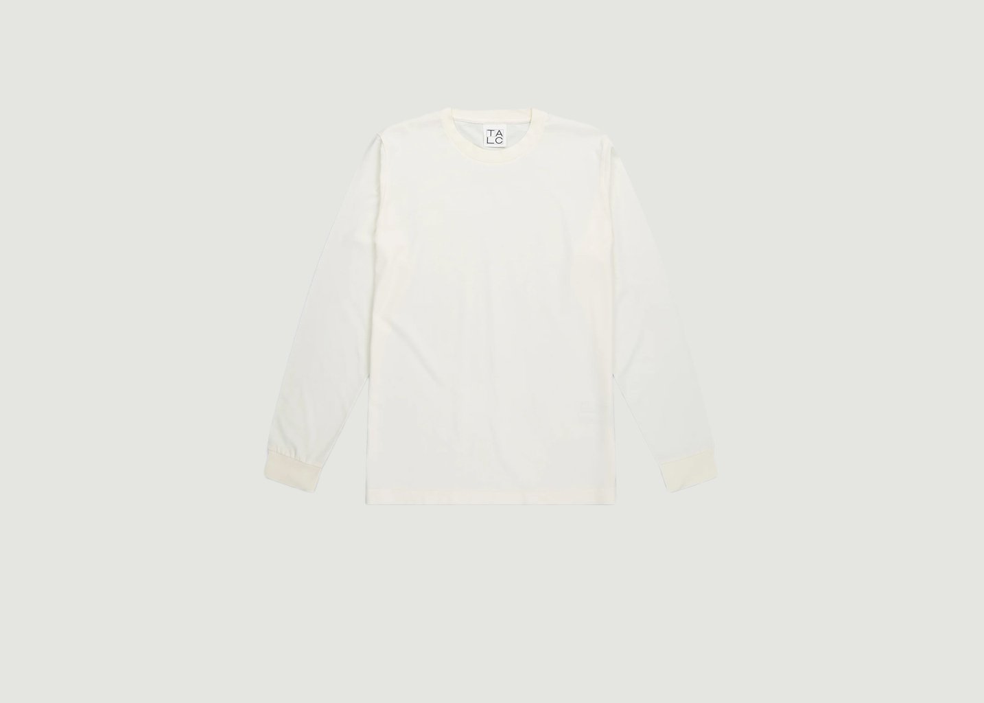 L'exception T Shirt Manches Longues Sagace Ecru Talc Paris