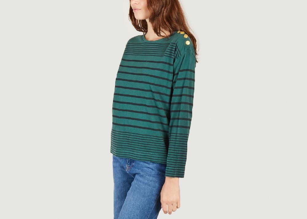 L'exception T Shirt Manches Longues Thila Vert Leon & Harper