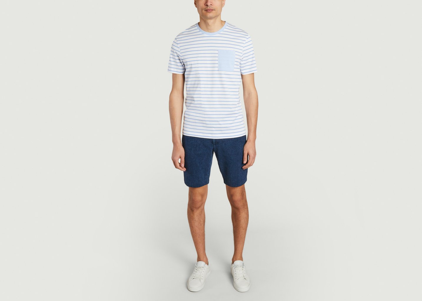 L'exception T Shirt Marinière Bleu Clair JagVi Rive Gauche