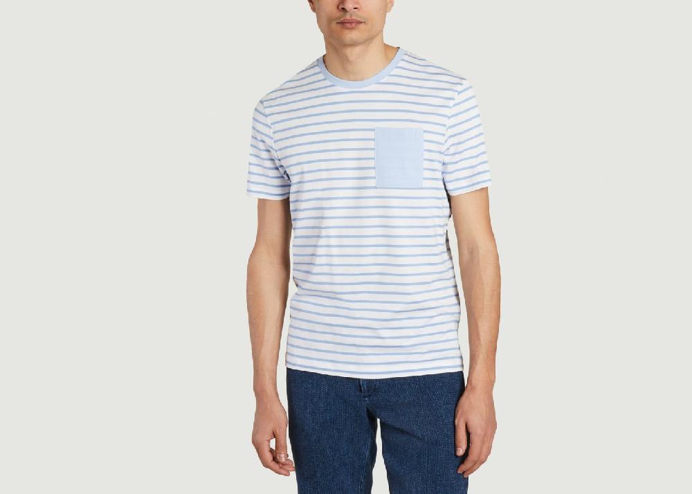 l'exception T shirt Marinière Bleu Clair JagVi Rive Gauche