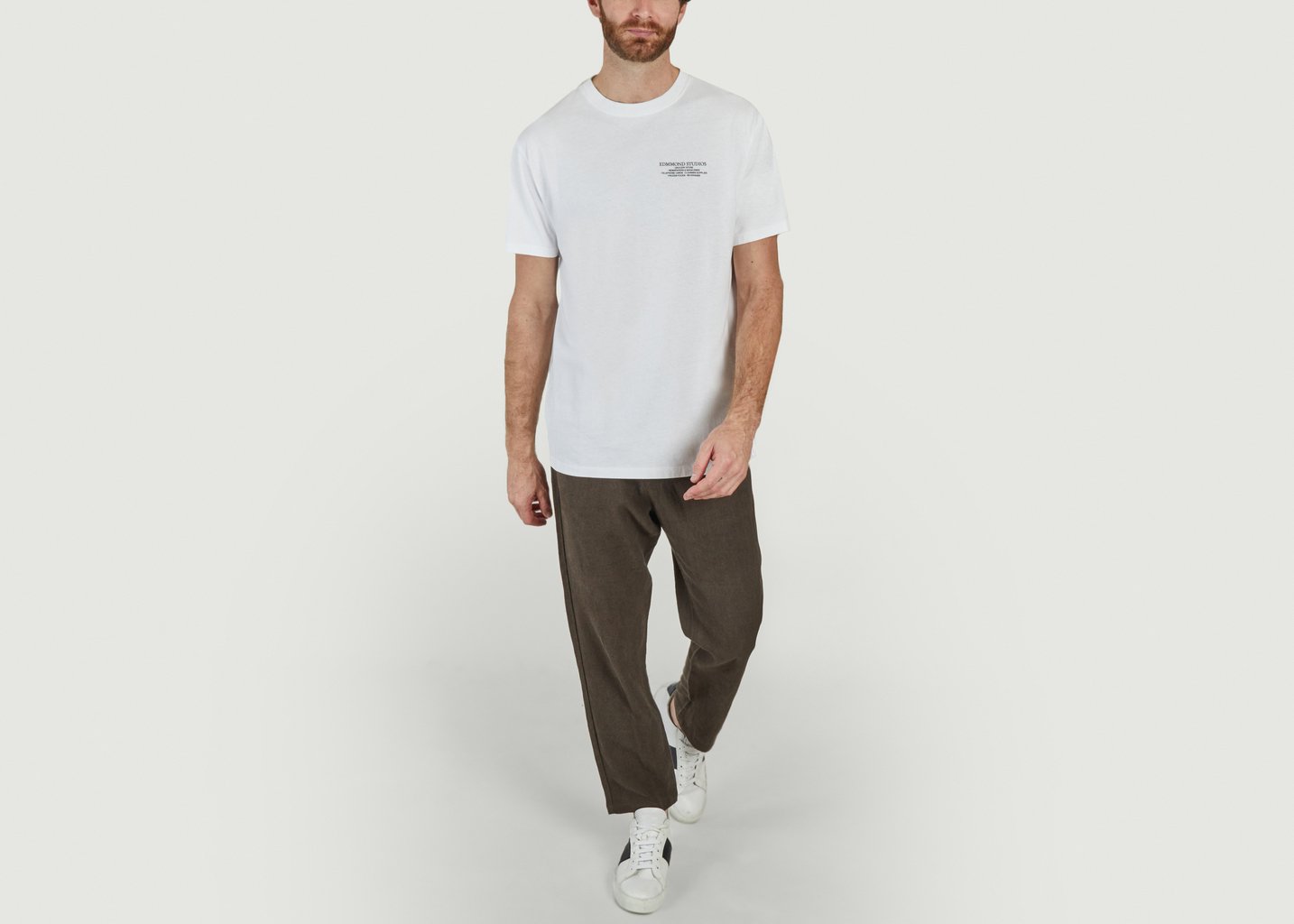 L'exception T Shirt Mini Market Blanc Edmmond Studios
