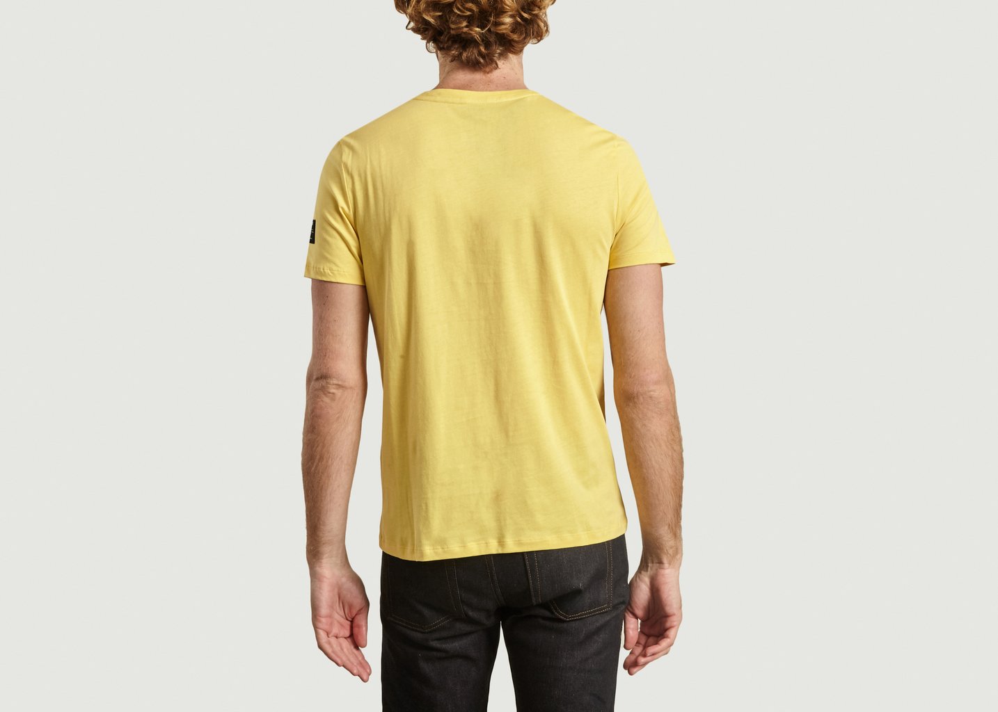 L'exception T Shirt Natal Classic Because En Coton Biologique Jaune Ecoalf