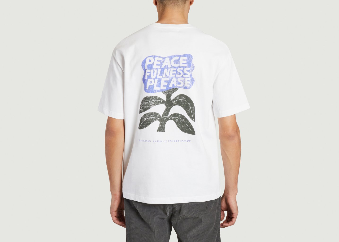 L'exception T Shirt Nathaniel 11725 Blanc Samsoe & Samsoe