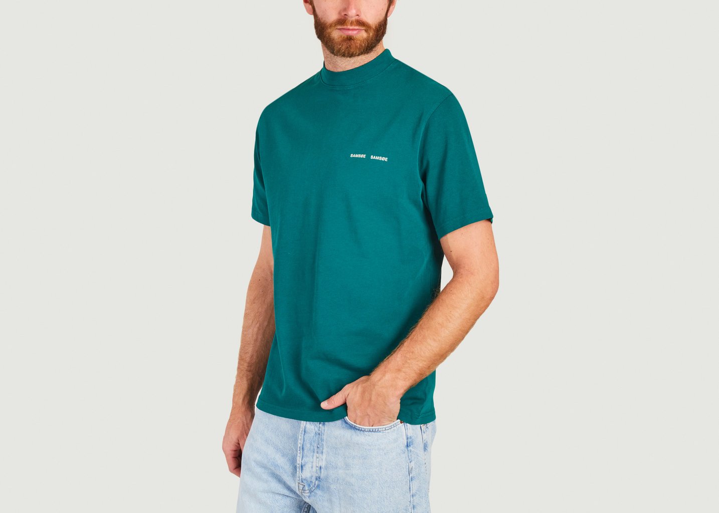 L'exception T Shirt Norsbro 6024 Vert Sapin Samsoe & Samsoe