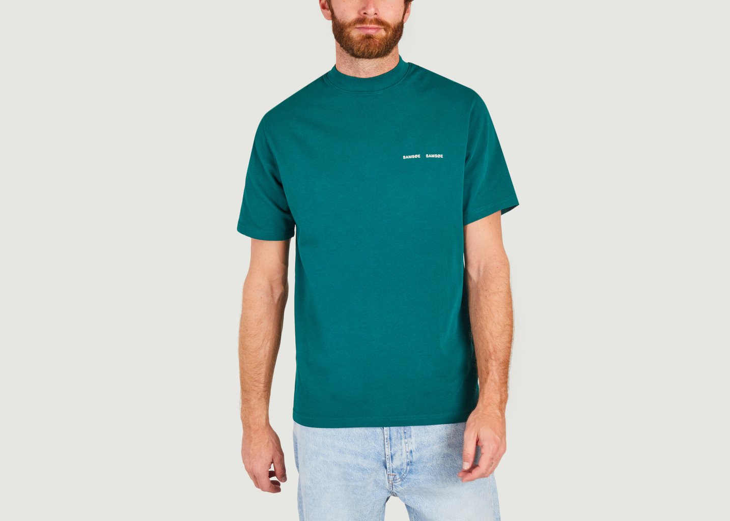 l'exception T shirt Norsbro 6024 Vert Sapin Samsoe & Samsoe
