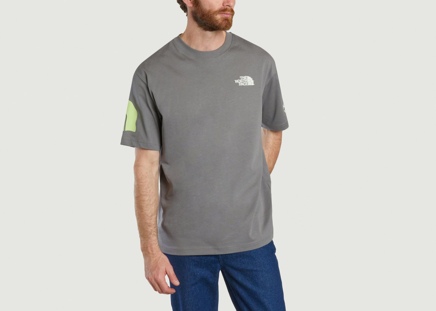 l'exception T shirt NSE Graphic Tourterelle The North Face
