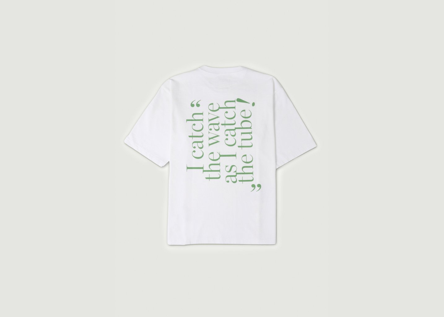 L'exception T Shirt Oversize Épais Blanc Cuisse De Grenouille