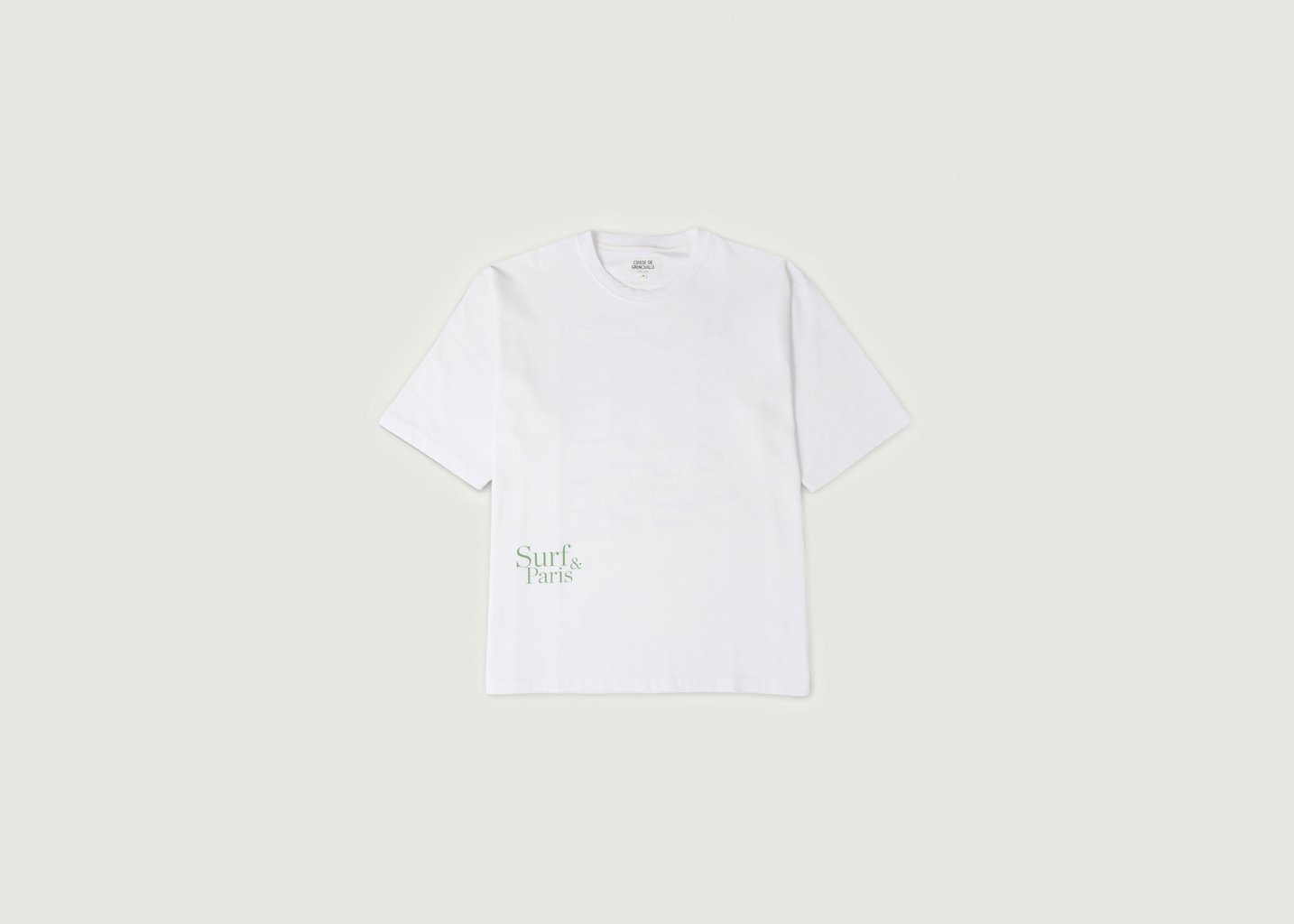 l'exception T shirt Oversize Épais Blanc Cuisse de Grenouille