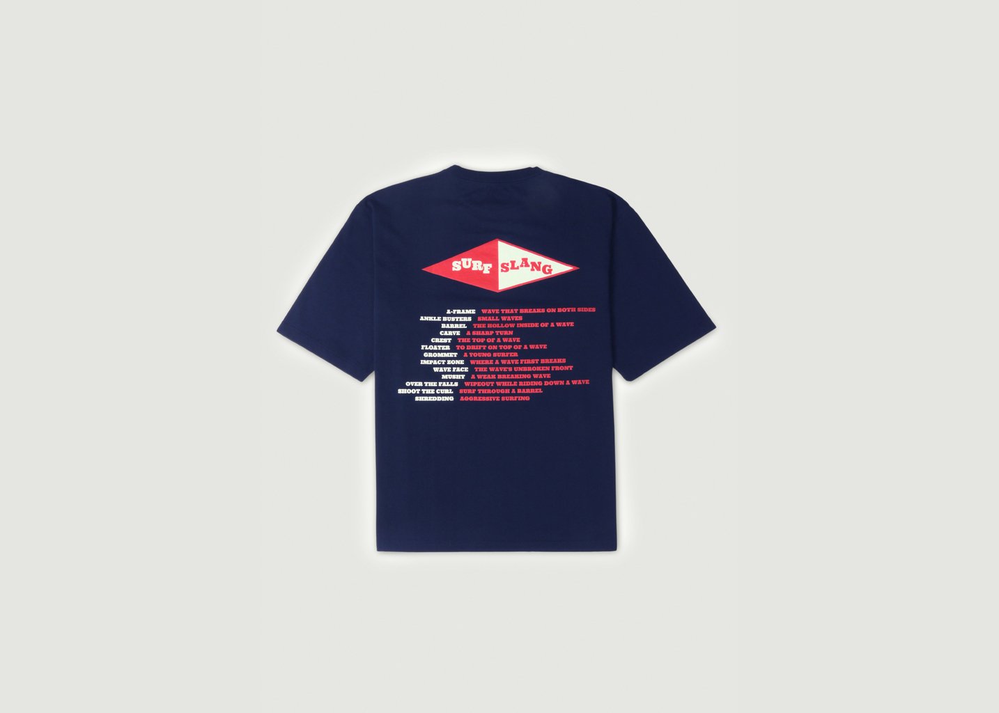 L'exception T Shirt Oversize Épais Bleu Marine Cuisse De Grenouille