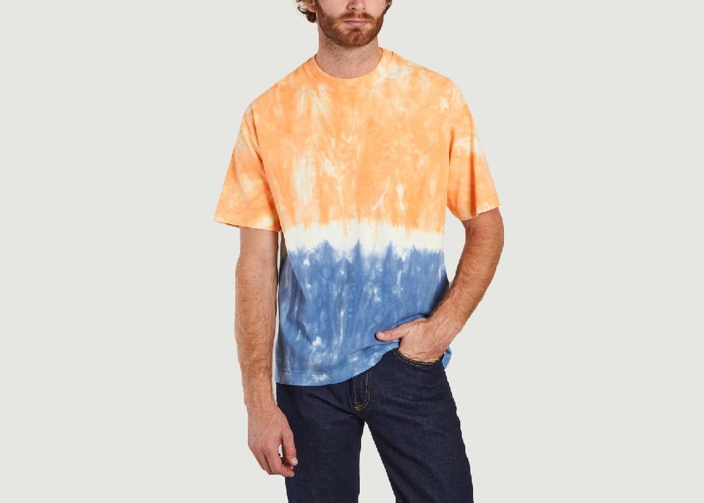 l'exception T shirt oversize tie and dye Orange Kenzo