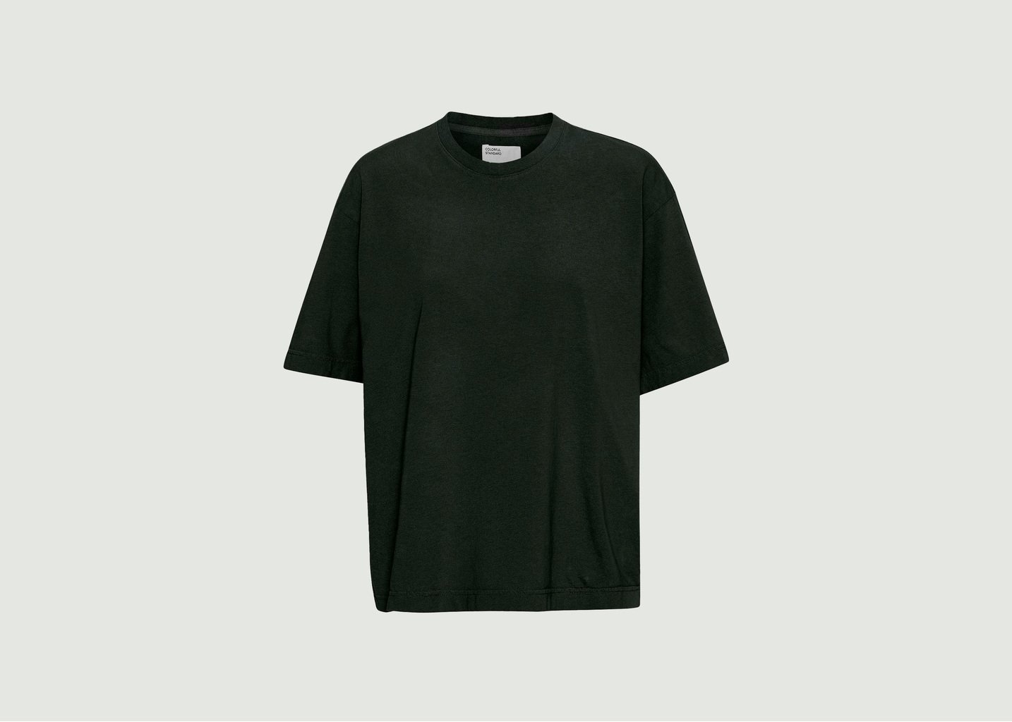 l'exception T Shirt Oversized Organic Vert Foncé Colorful Standard