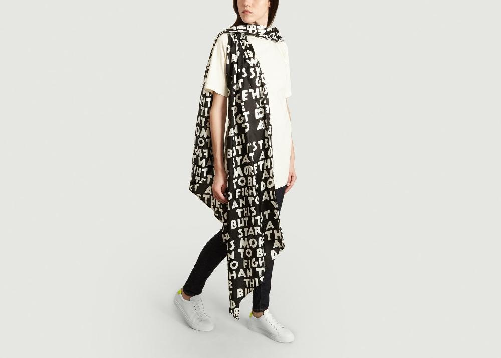 L'exception T Shirt Pans Imprimé Blanc MM6 Maison Margiela