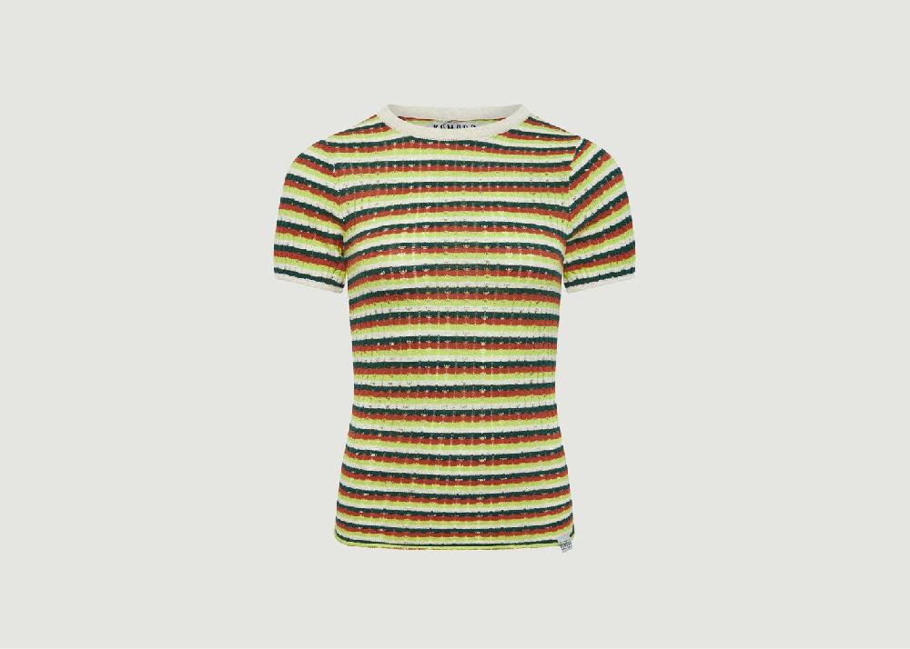 l'exception T Shirt Penelope en coton biologique Jaune komodo