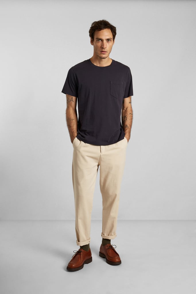 L'exception T Shirt Poche En Coton Biologique Bleu Marine L'Exception Paris