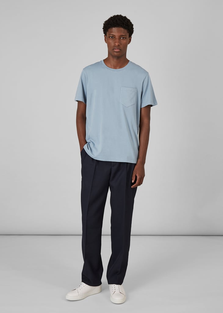 L'exception T Shirt Poche En Coton Biologique Chambray L'Exception Paris