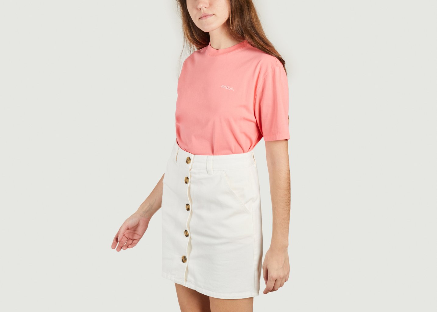 L'exception T Shirt Popincourt Corail Maison Labiche