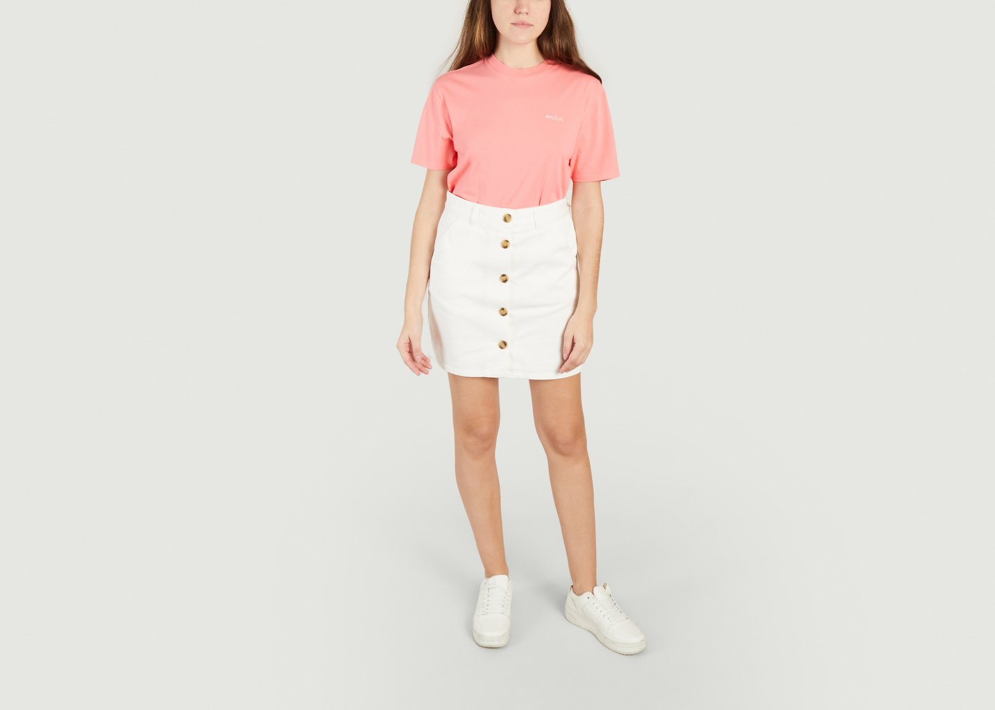 L'exception T Shirt Popincourt Corail Maison Labiche
