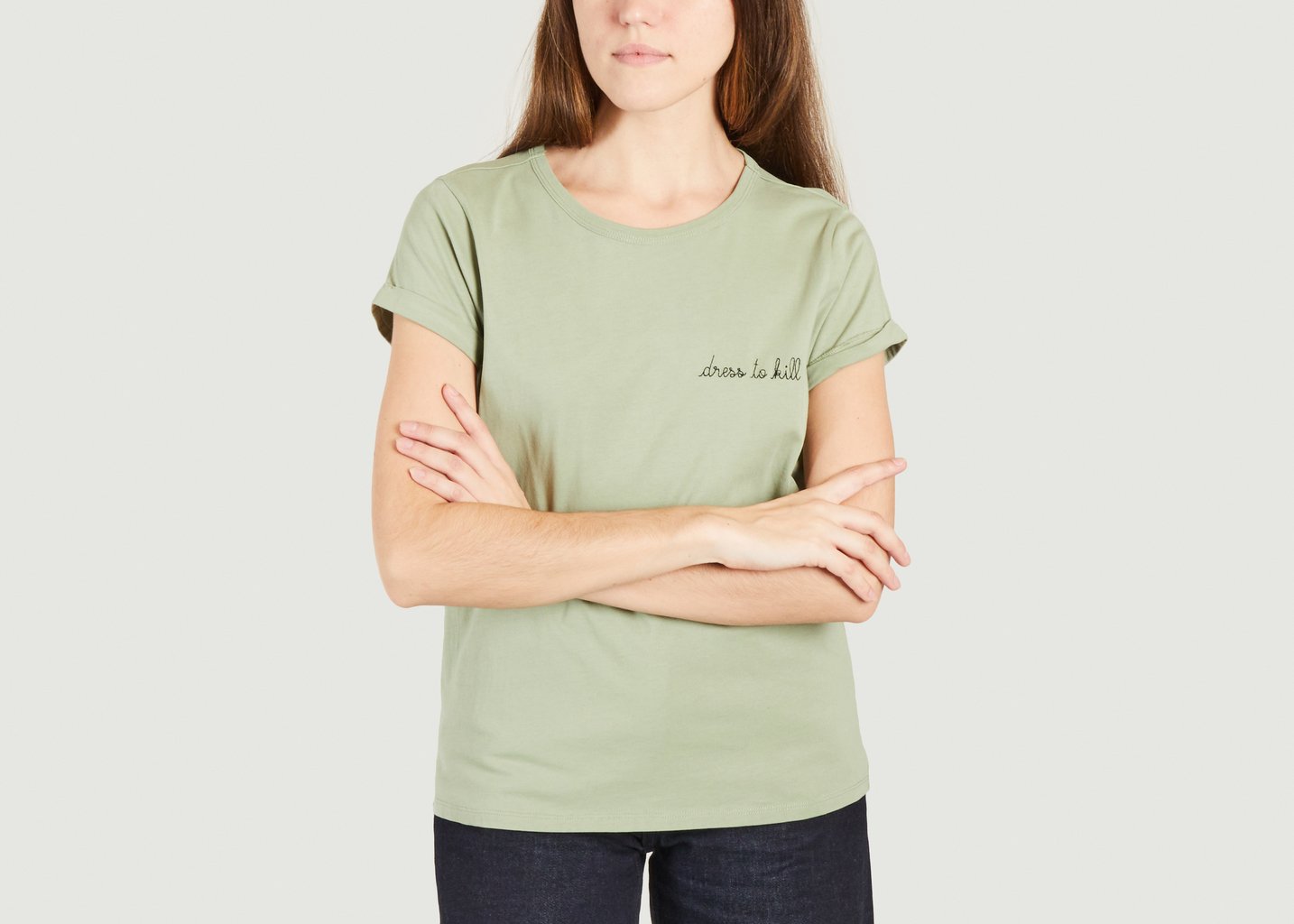 l'exception T shirt Popincourt Olive Maison Labiche
